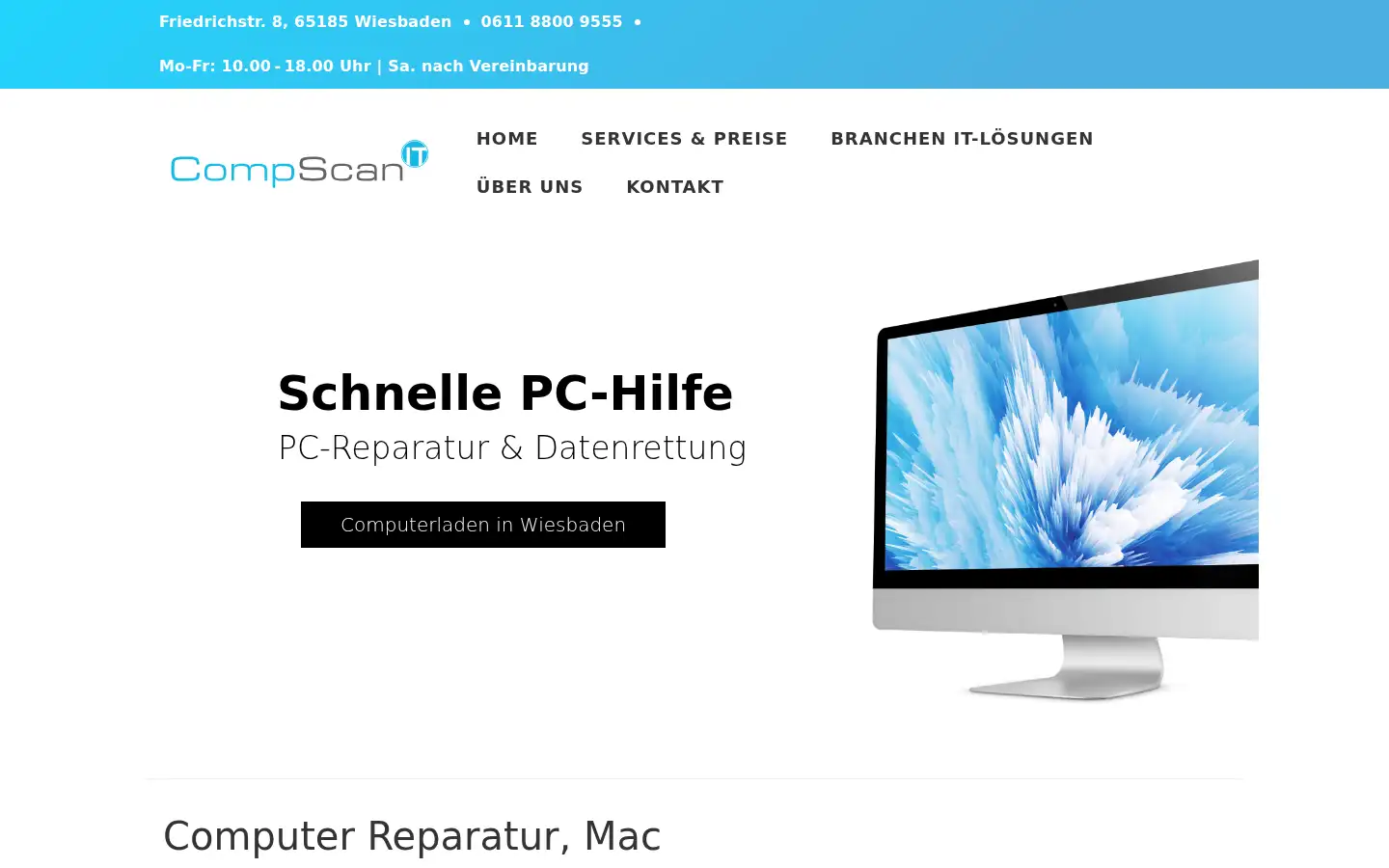 Screenshot of compscan-it.de
