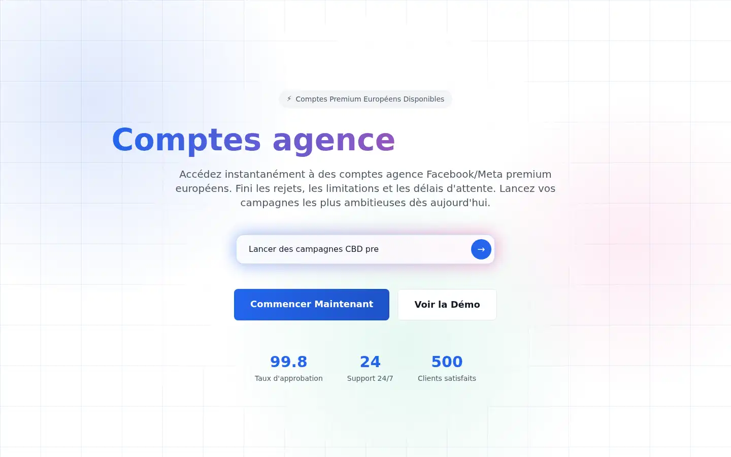 Screenshot of compte-agence-fb.com