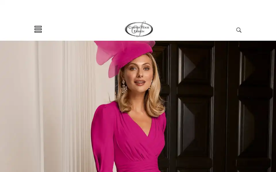 Screenshot of comptonhouseoffashion.co.uk