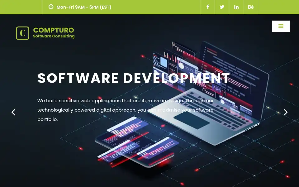 Screenshot of compturo.us