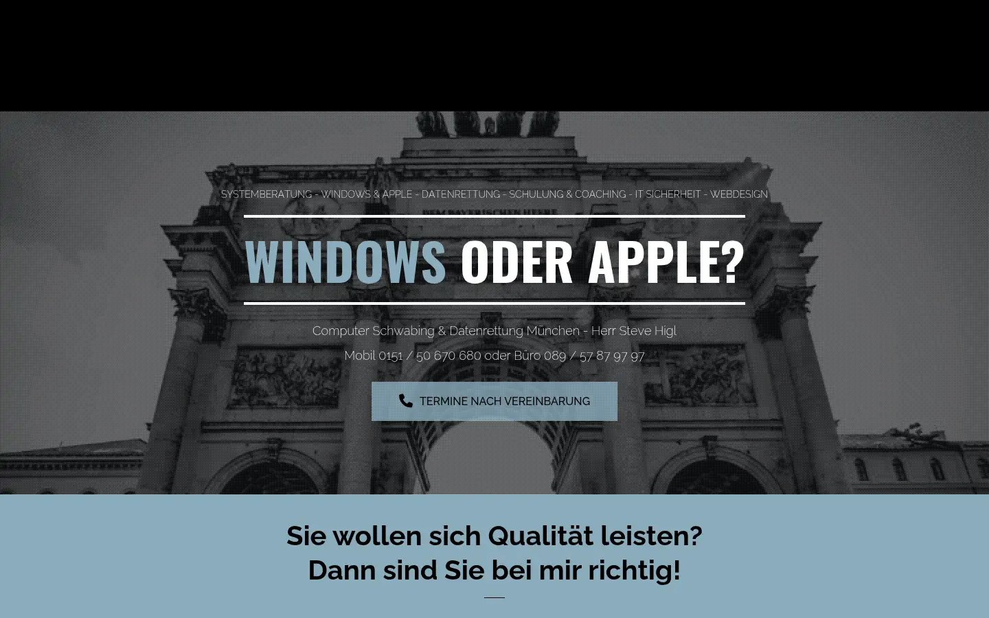 Screenshot of computer-schwabing.de