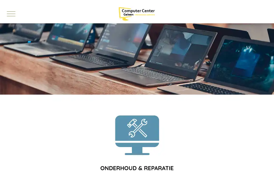 Screenshot of computercentergeleen.nl