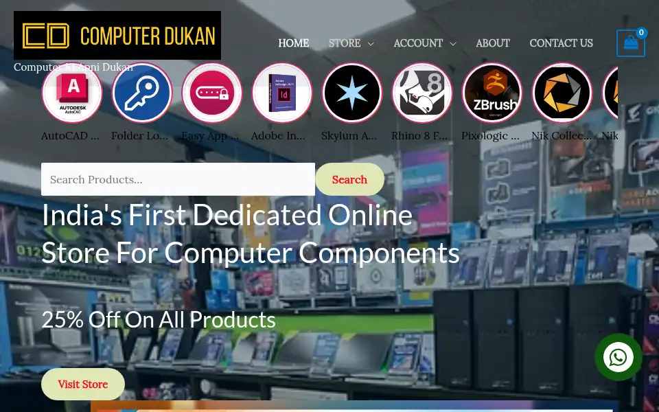 Screenshot of computerdukan.com