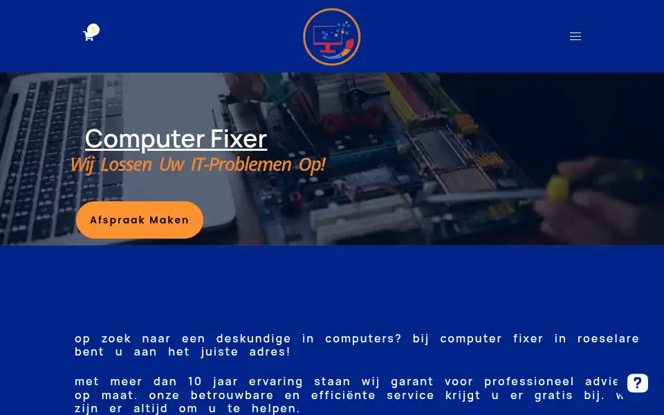 Screenshot of computerfixer.be