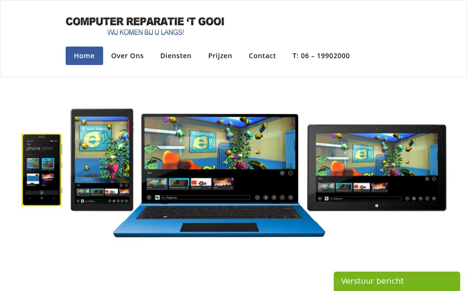 Screenshot of computerreparatiehetgooi.nl