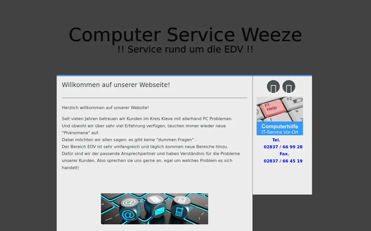 Screenshot of computerservice-weeze.de