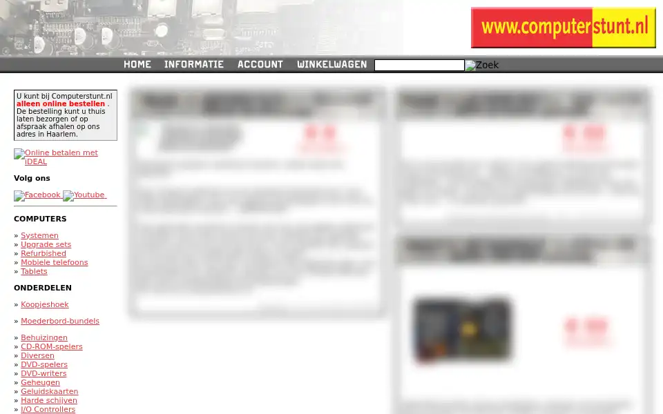 Screenshot of computerstunt.nl