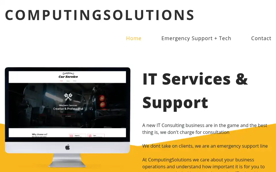 Screenshot of computingsolutions.yolasite.com