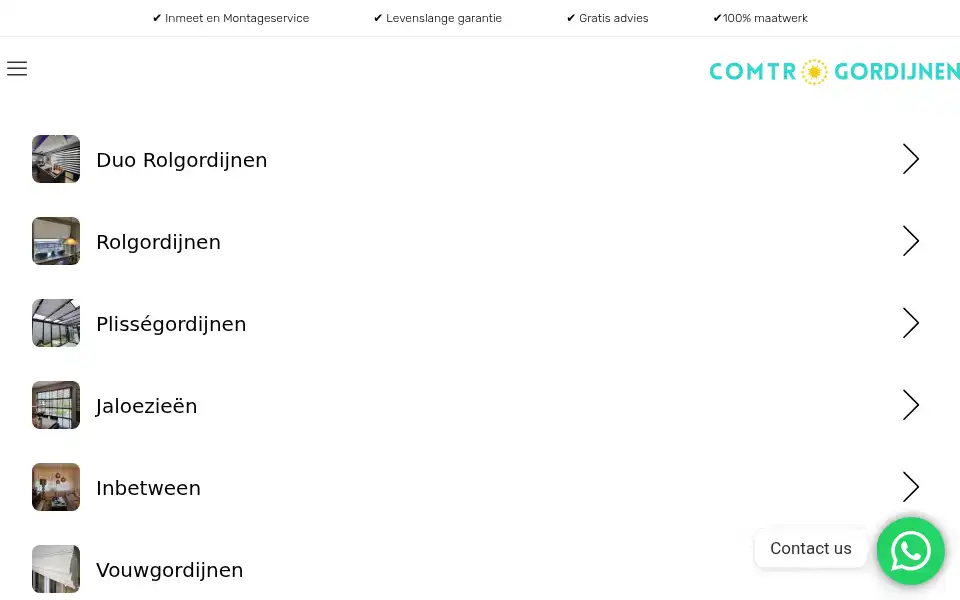 Screenshot of comtrgordijnen.com