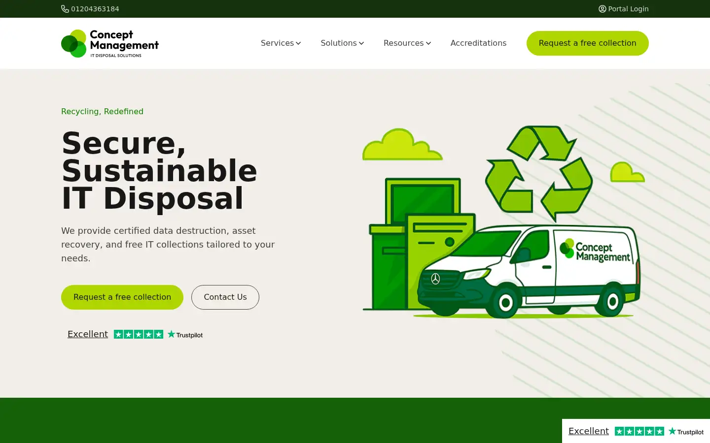 Screenshot of conceptmanagement.co.uk