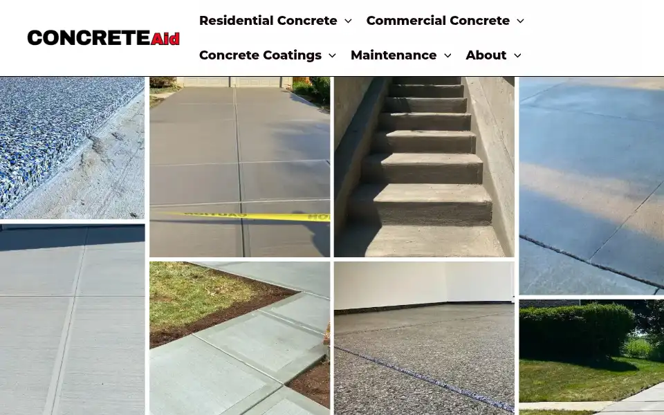 Screenshot of concreteaid.com