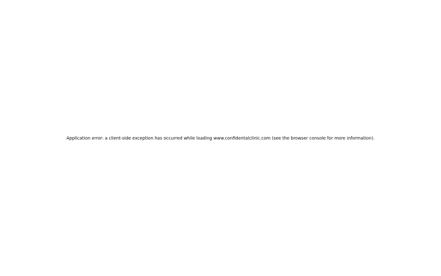 Screenshot of confidentalclinic.com