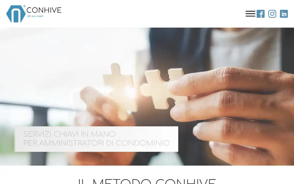 Screenshot of conhive.it