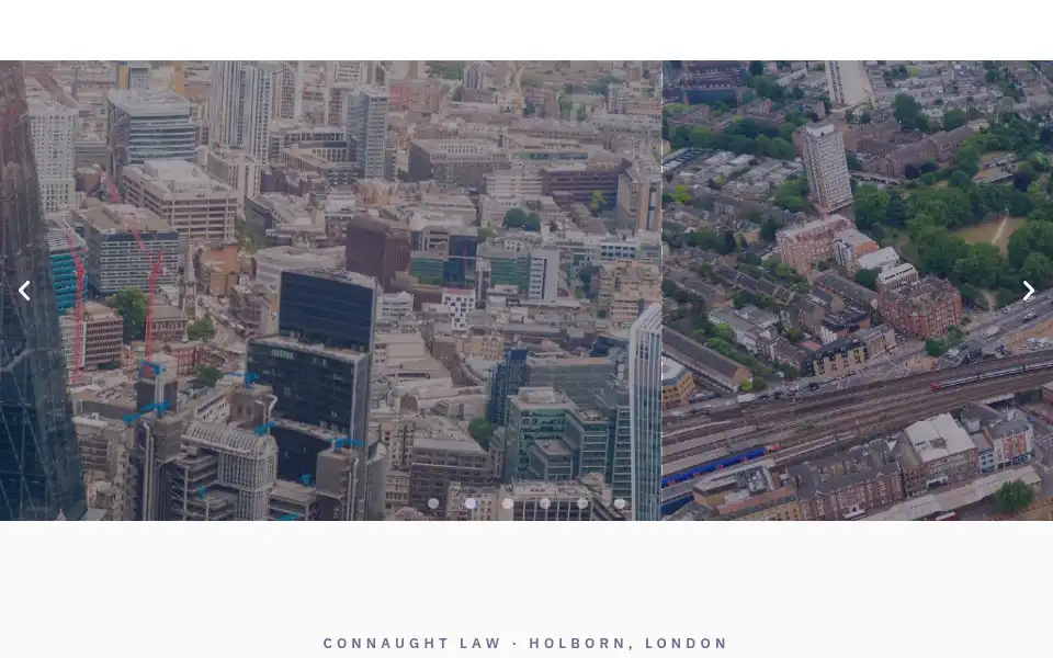 Screenshot of connaughtlaw.com