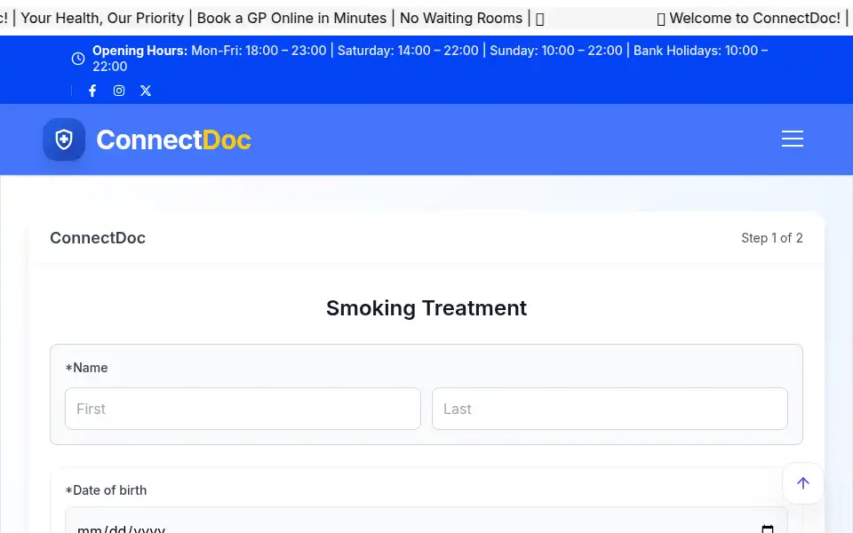 Screenshot of connectdoc.ie