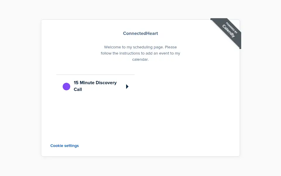 Screenshot of connectedheart.co.uk