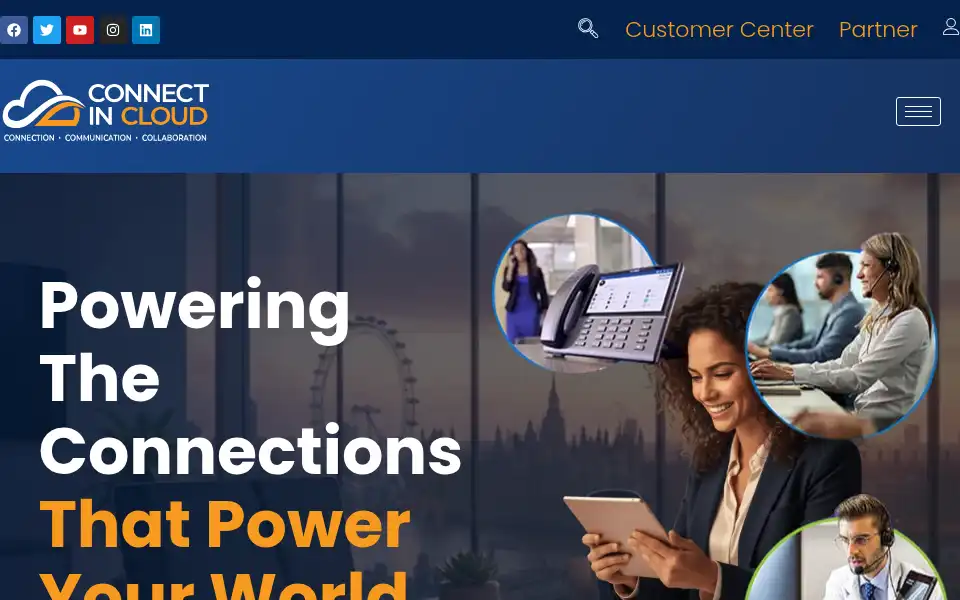 Screenshot of connectincloud.co.uk