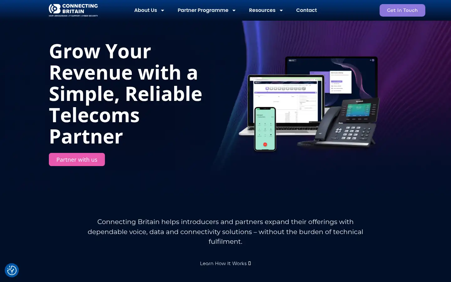 Screenshot of connecting-britain.com