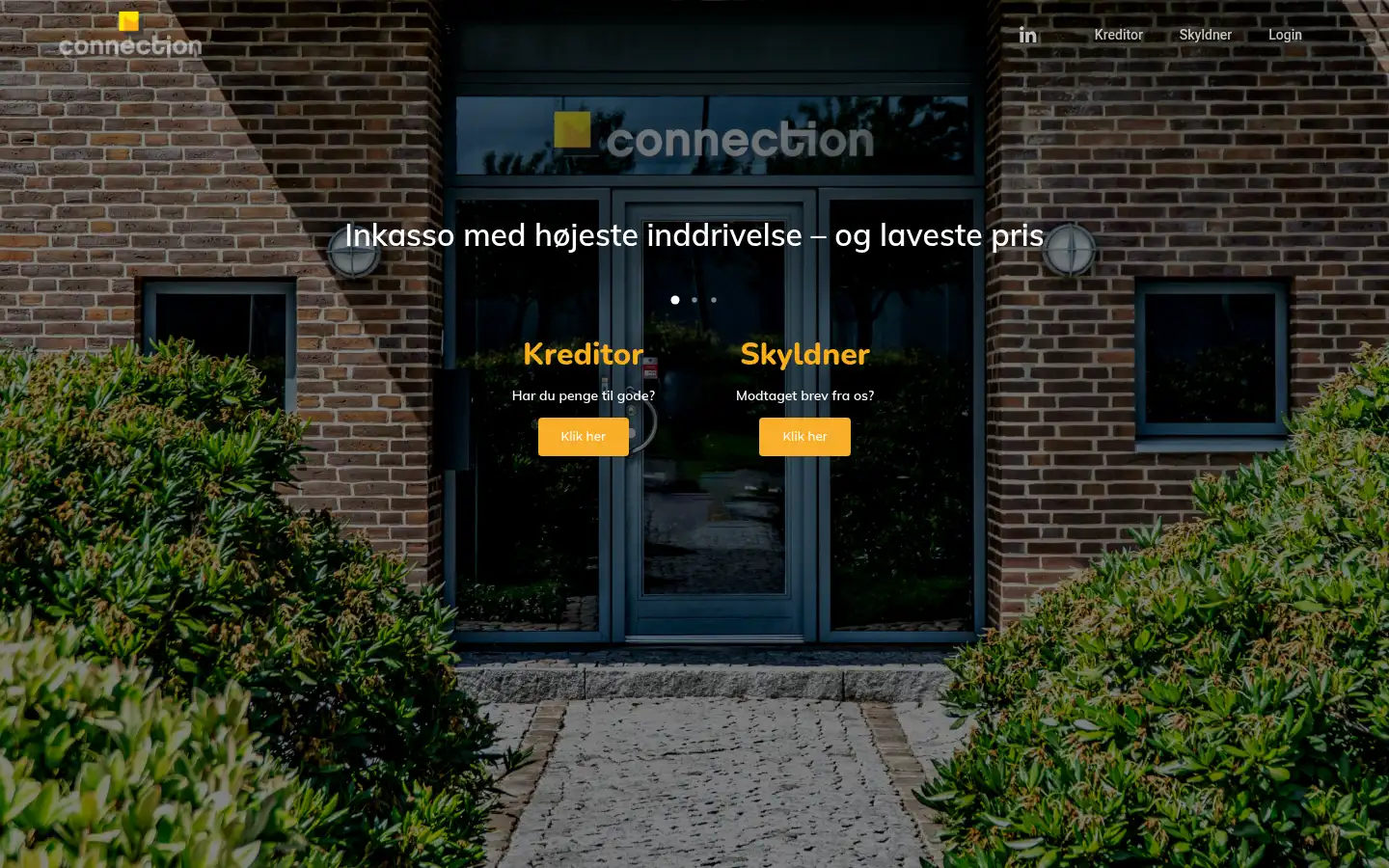 Screenshot of connectionfinans.dk