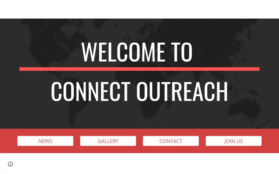 Screenshot of connectoutreach.org.uk