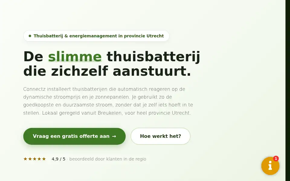 Screenshot of connectz.nl