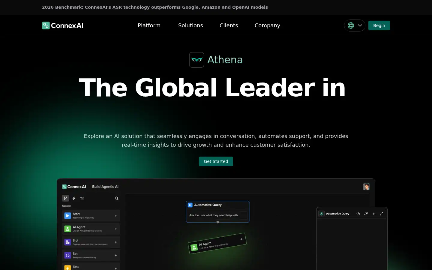 Screenshot of connex.ai
