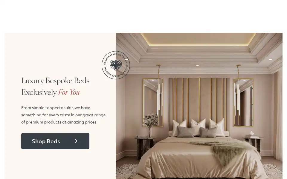 Screenshot of conradinteriors.co.uk