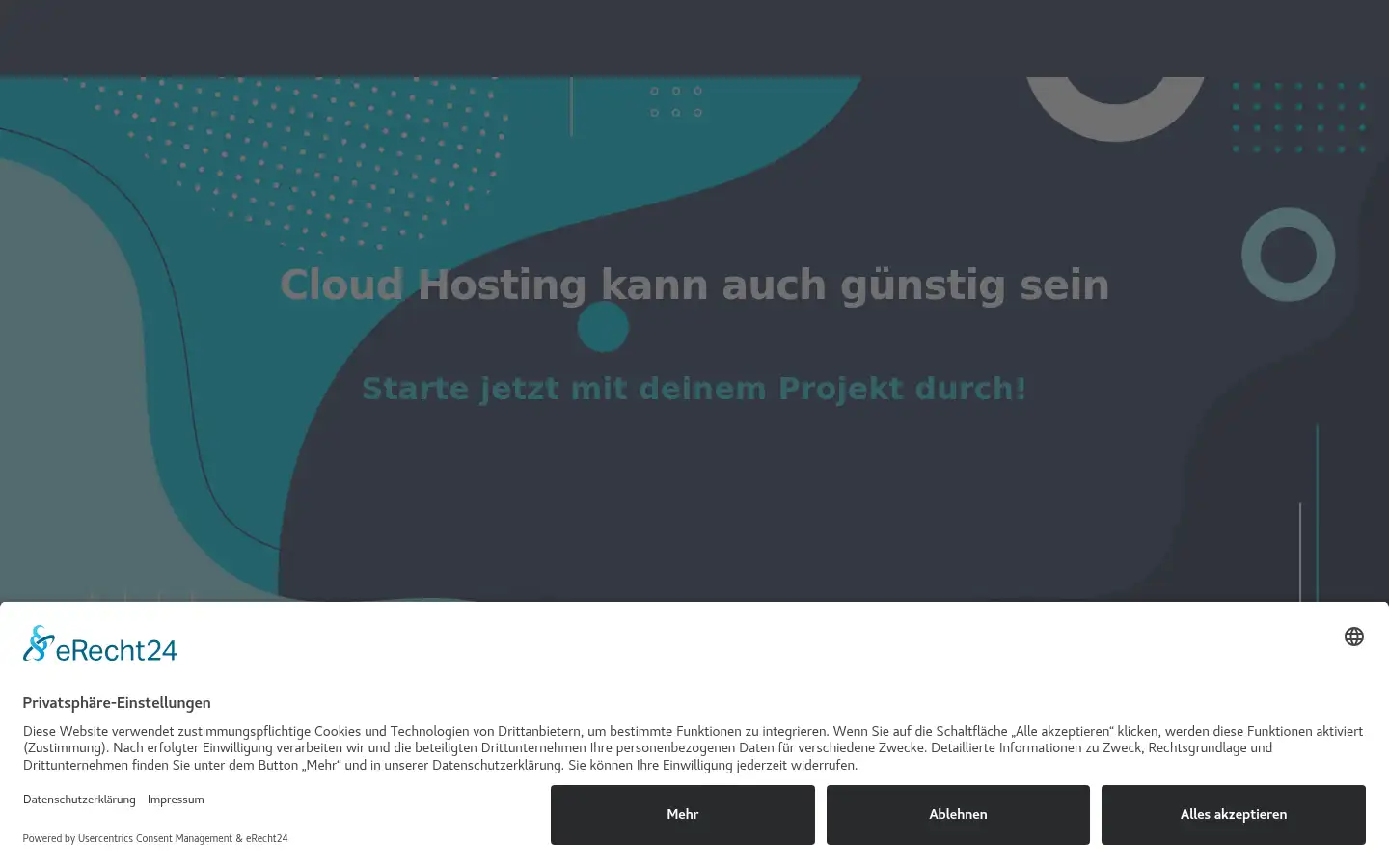 Screenshot of conrise.de