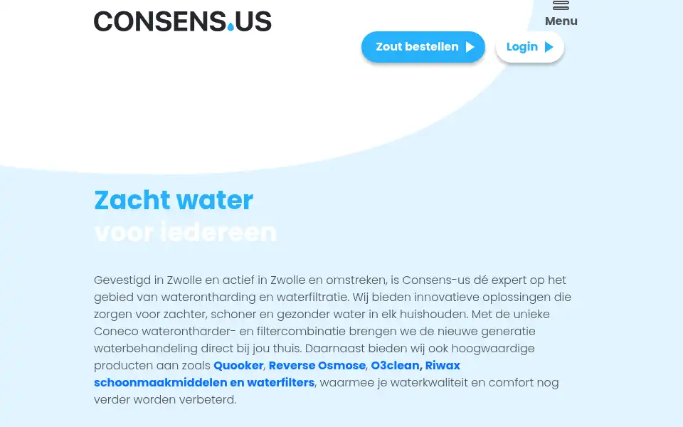 Screenshot of consens-us.nl