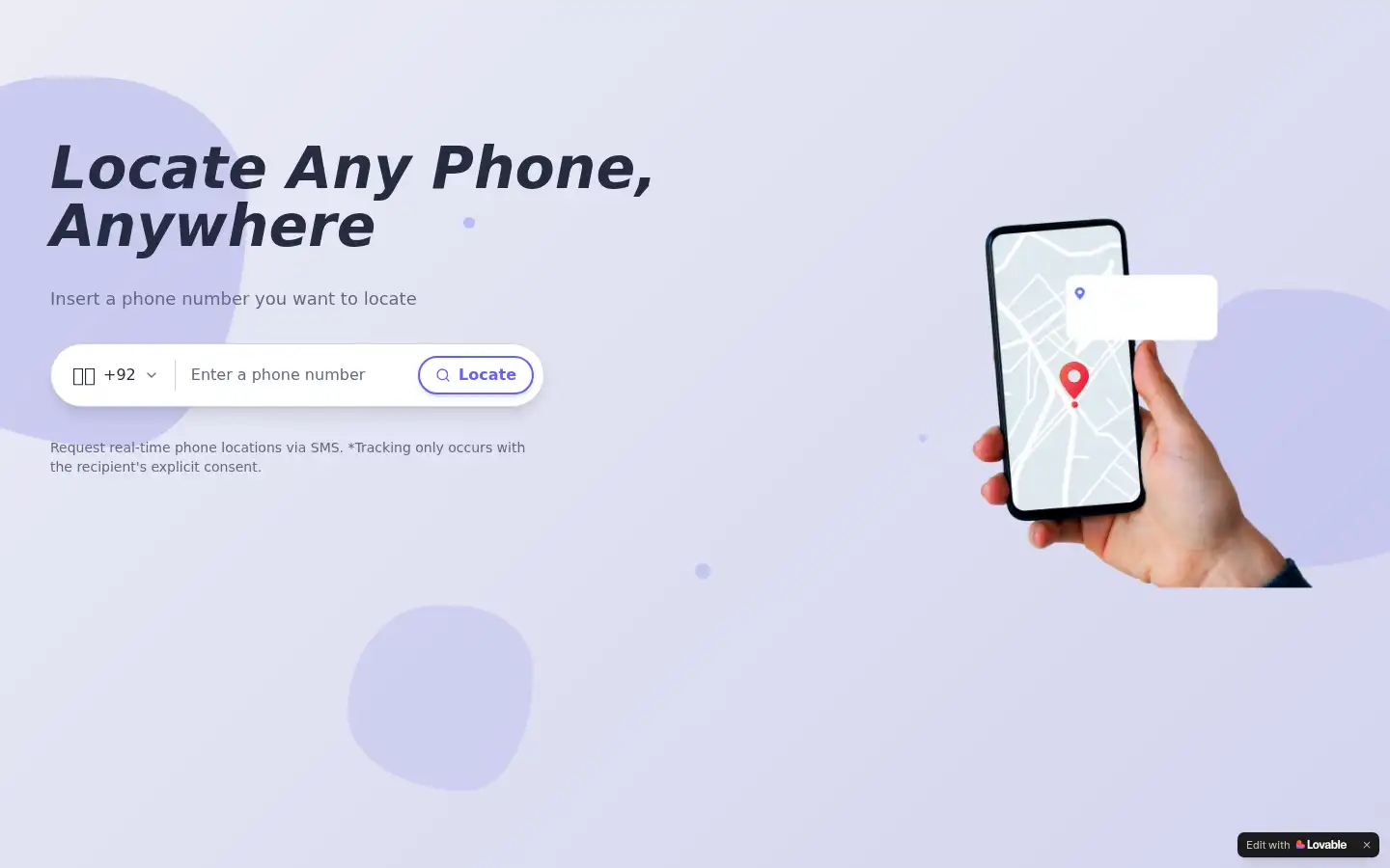 Screenshot of consent-track-genius.lovable.app