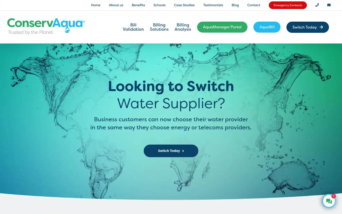 Screenshot of conservaqua.co.uk