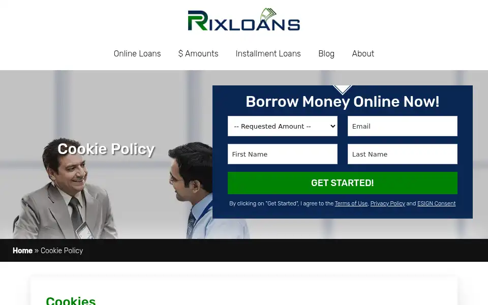Screenshot of consolidationnow.com
