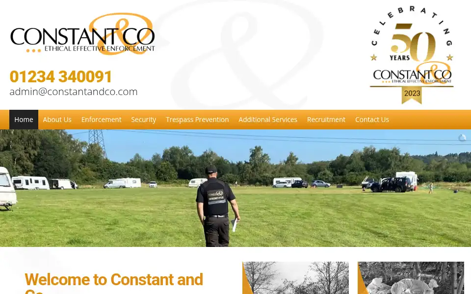 Screenshot of constantandco.com