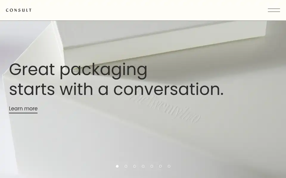 Screenshot of consultpackaging.com