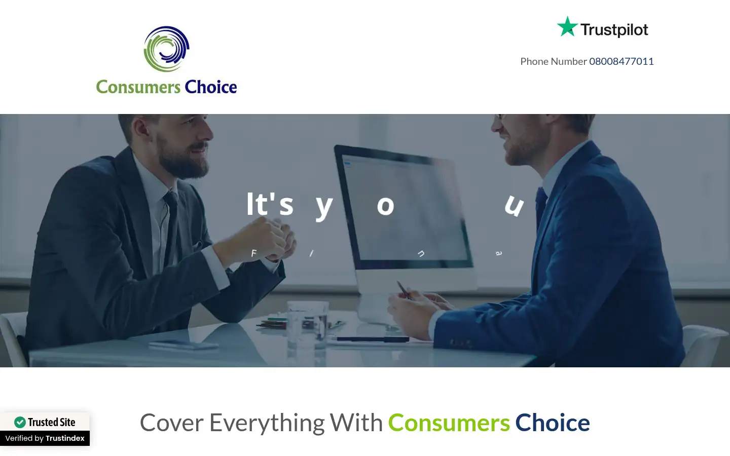 Screenshot of consumerschoice.co.uk