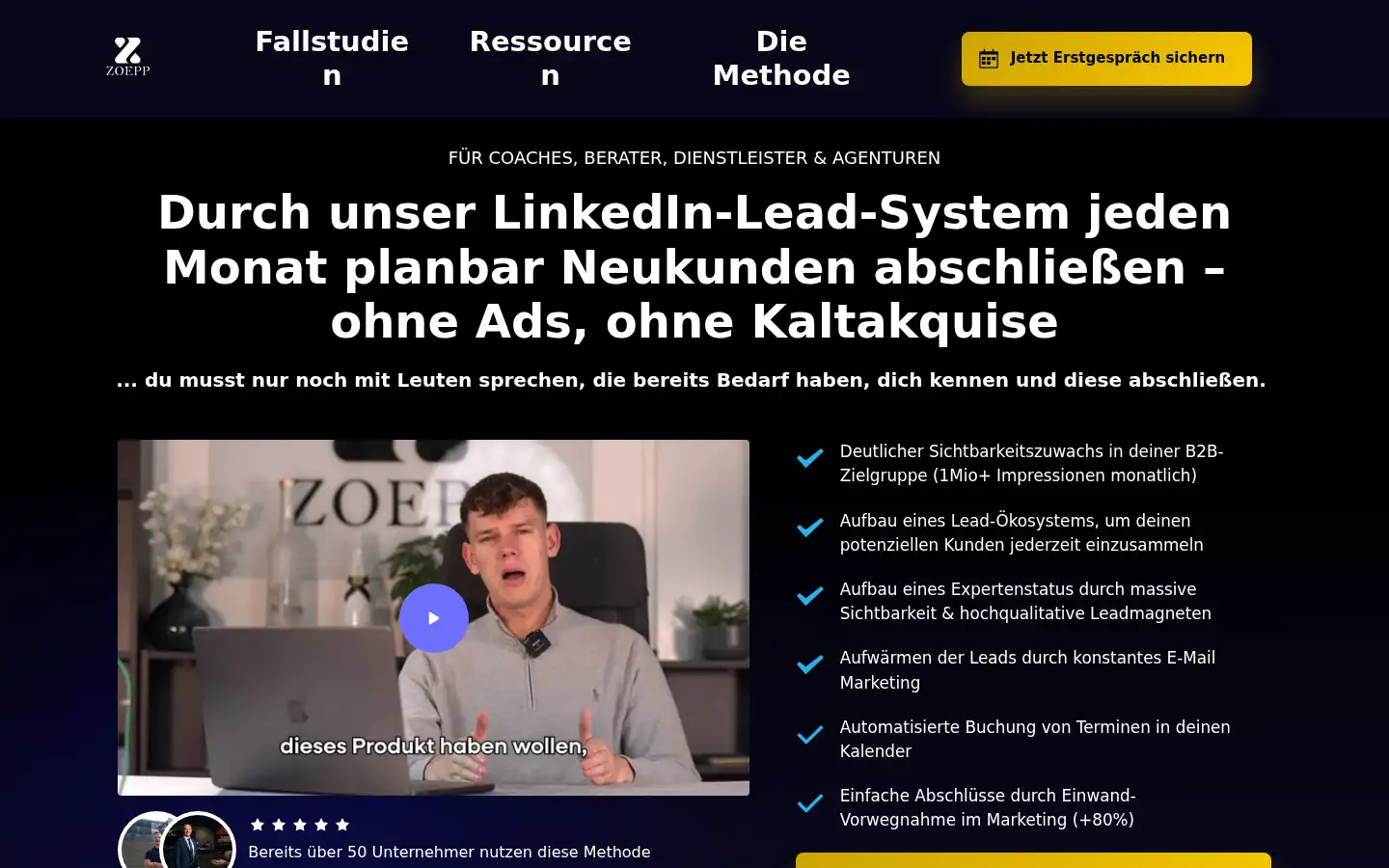 Screenshot of content-leads.de