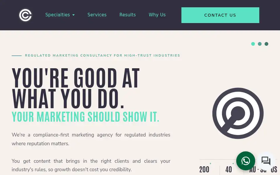 Screenshot of contentclicks.co