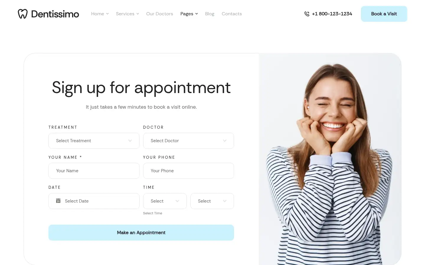 Screenshot of contourandcrown.com