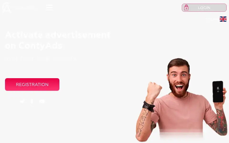 Screenshot of contyads.com