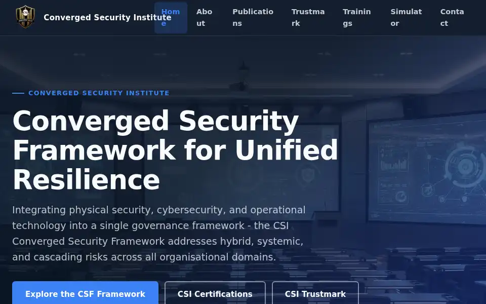 Screenshot of convergedsecurity.es