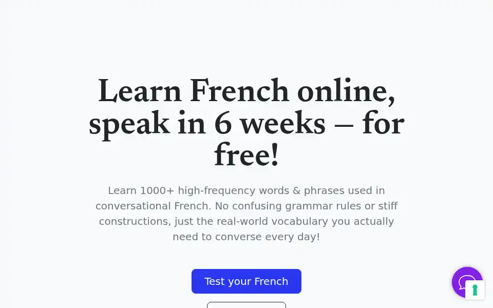 Screenshot of conversationschool.net
