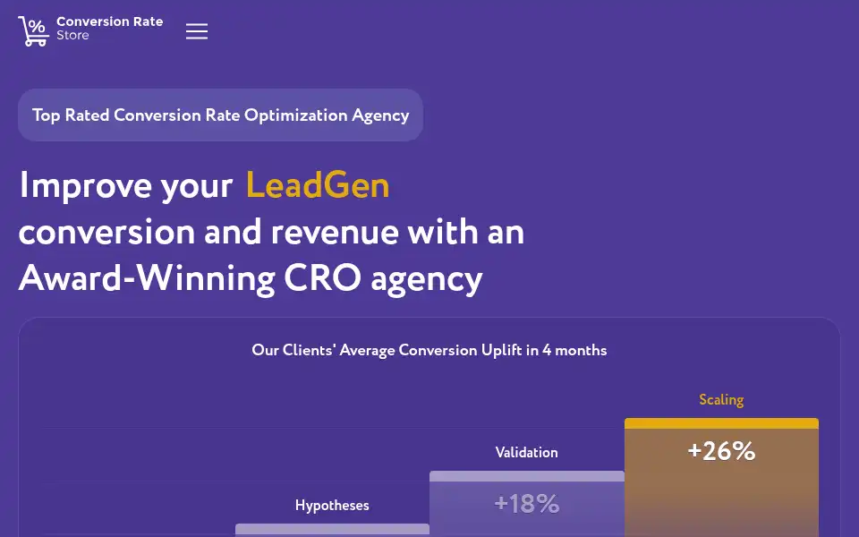 Screenshot of conversionrate.store