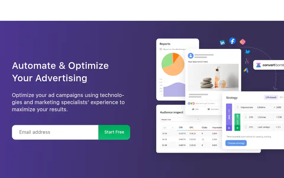 Screenshot of convertbomb.com