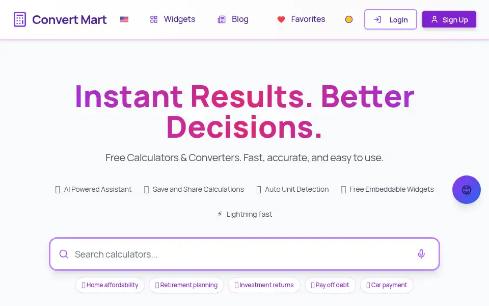 Screenshot of convertmart.com