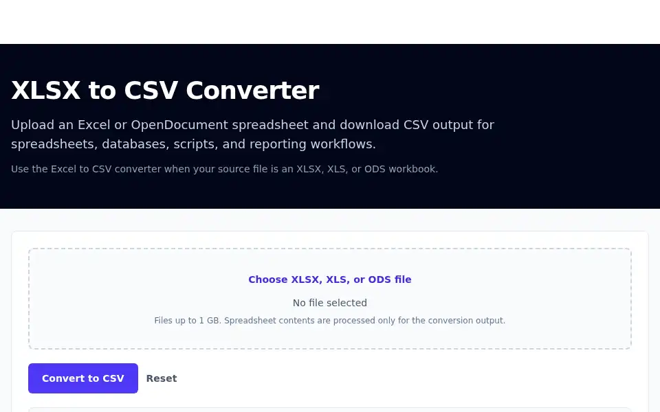 Screenshot of convertr.org