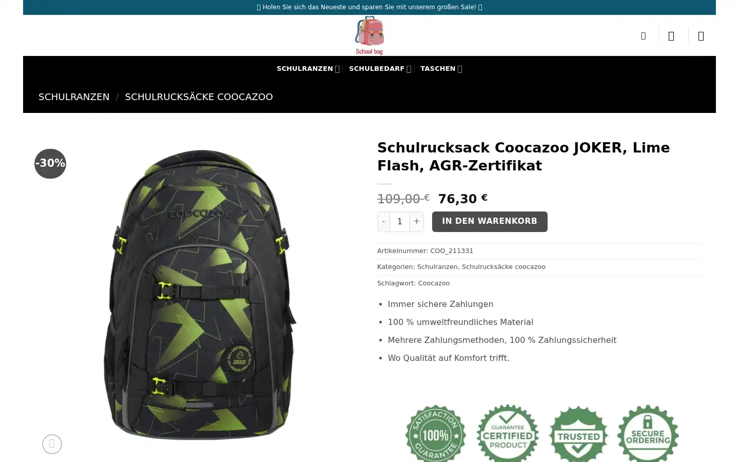 Screenshot of coocazoode.com