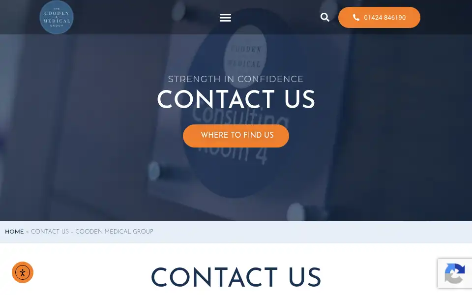 Screenshot of coodenmedicalgroup.com