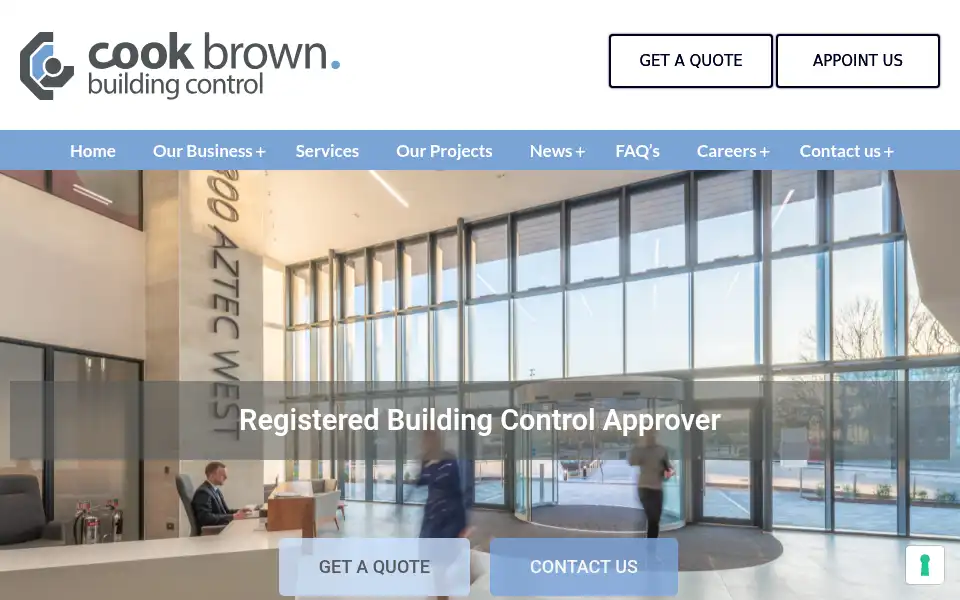 Screenshot of cookbrown.co.uk