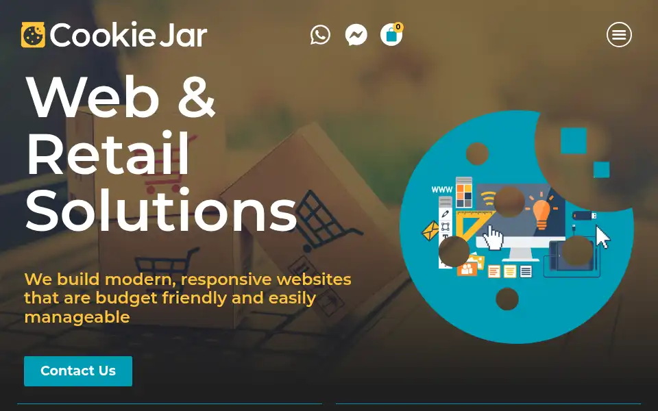 Screenshot of cookiejarstudio.co.uk