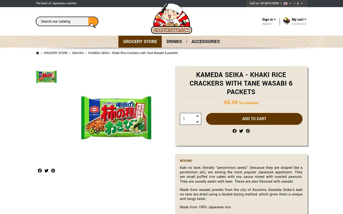 Screenshot of cookingsan.com